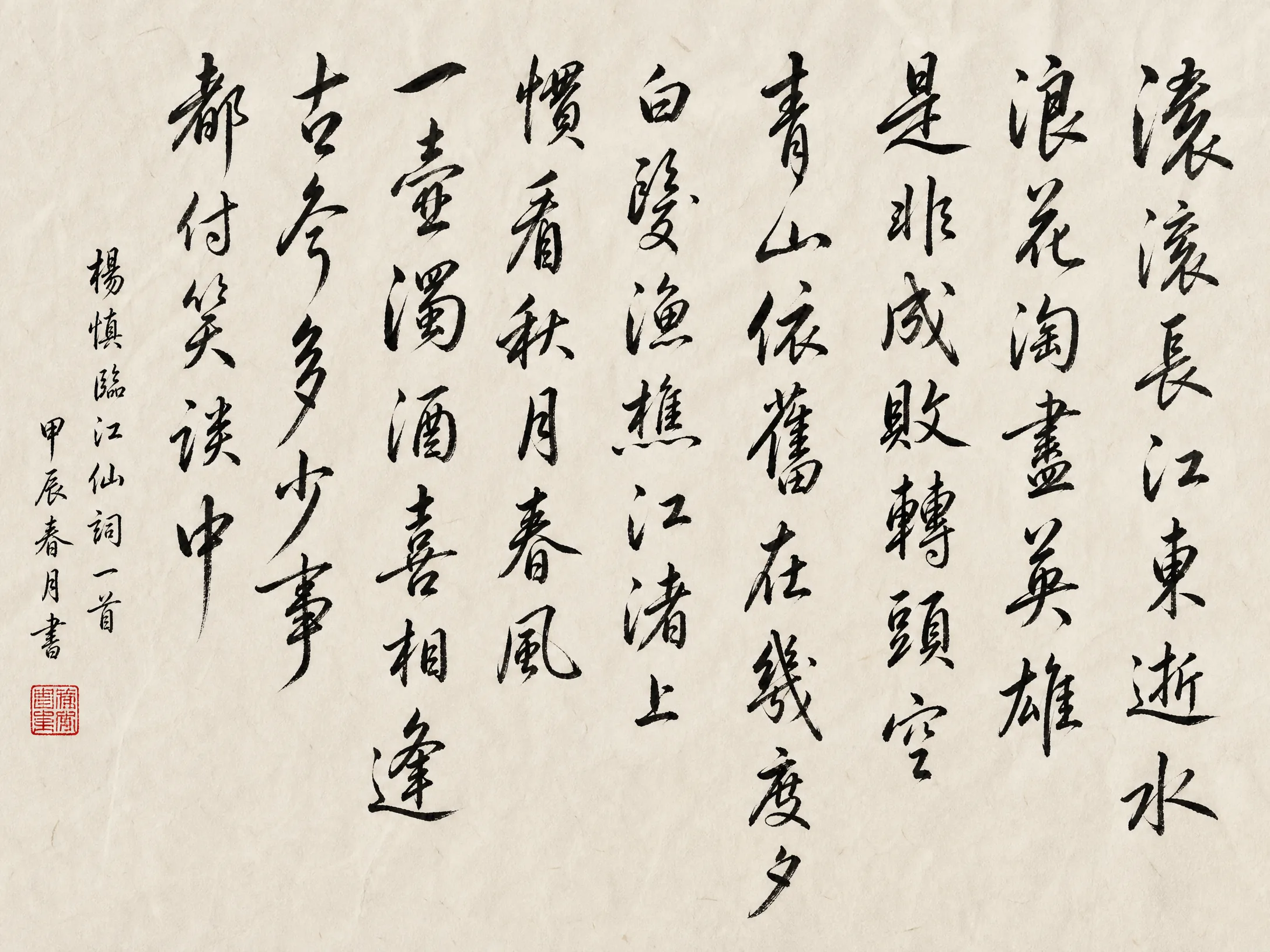 第三届每日大赛行书一等奖作品